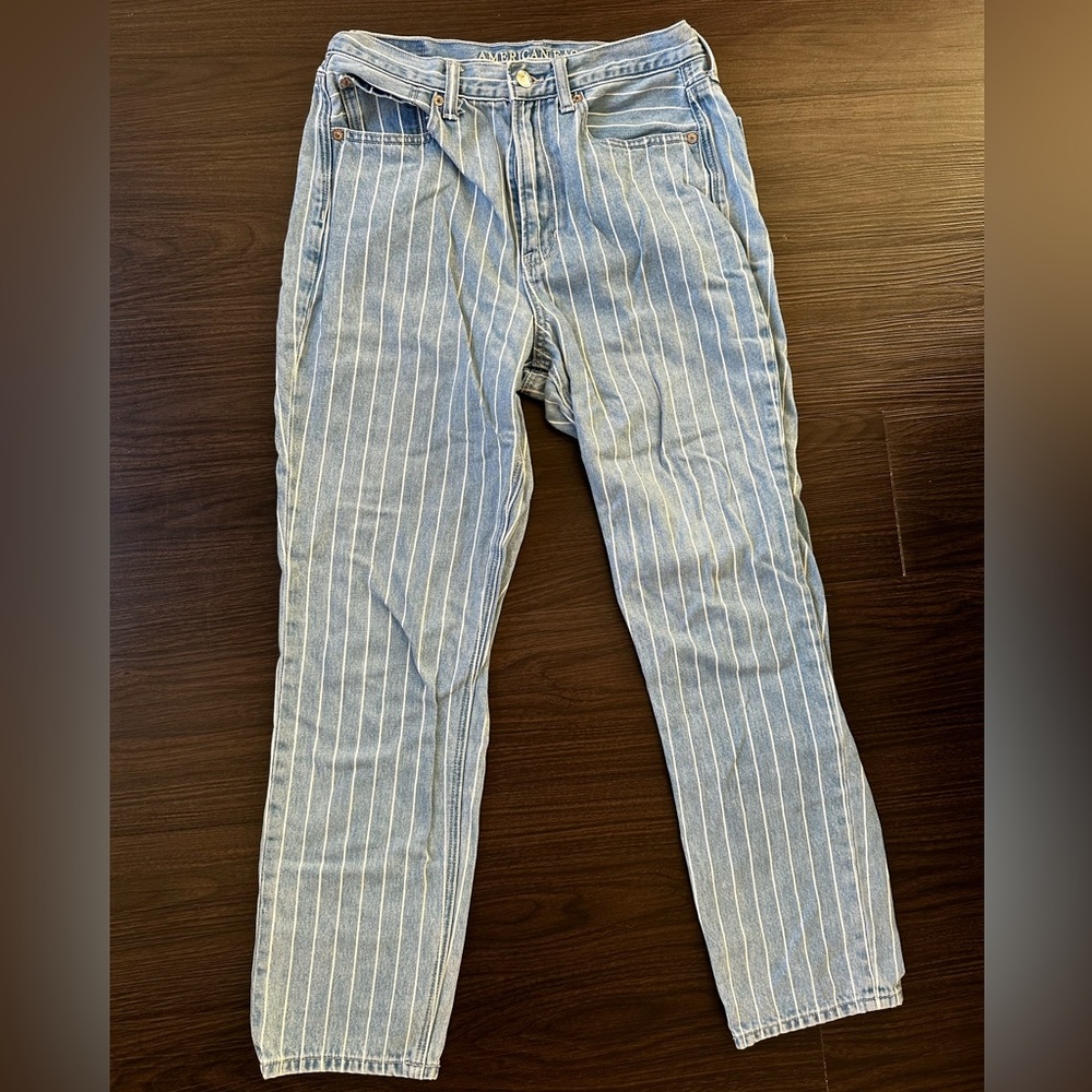 Pinstripe American Eagle Jeans